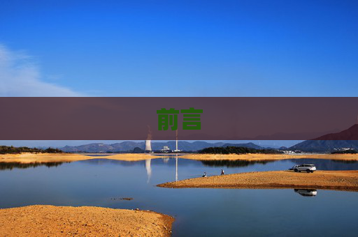 前言
