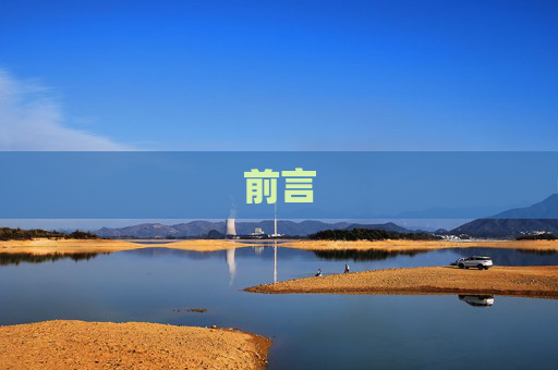 前言