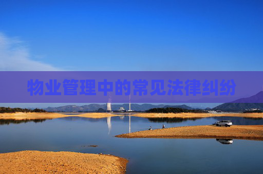 物业管理中的常见法律纠纷