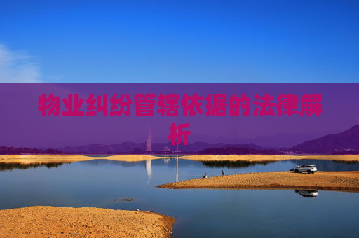 物业纠纷管辖依据的法律解析