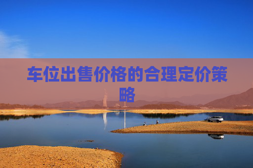 车位出售价格的合理定价策略