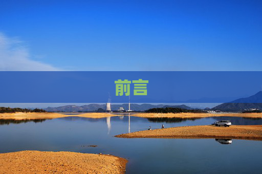 前言