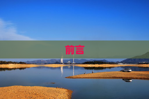 前言