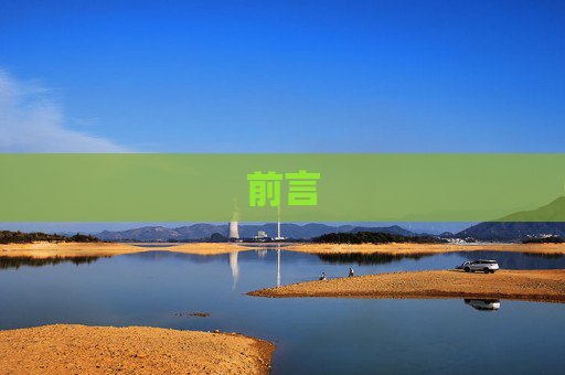 前言