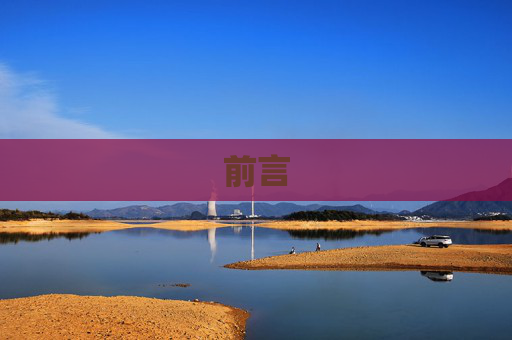 前言