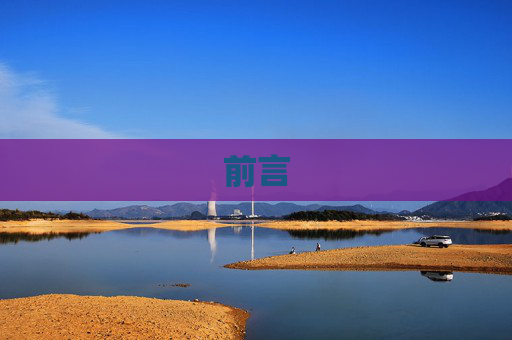 前言