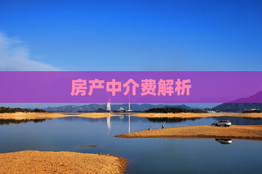 房产中介费解析