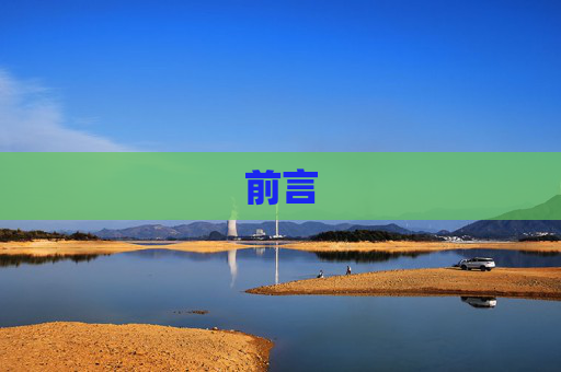 前言